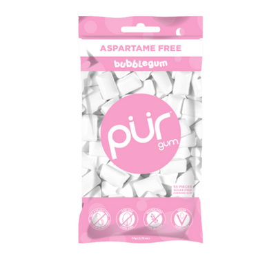 PUR Gum Bubblegum, 55 Pieces