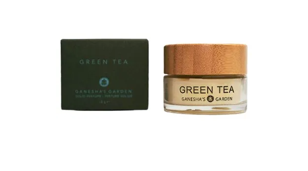 Ganesha's Garden Solid Perfume - Green Tea, 15G