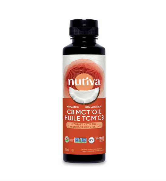 Nutiva Organic C8 MCT Oil, 355 mL