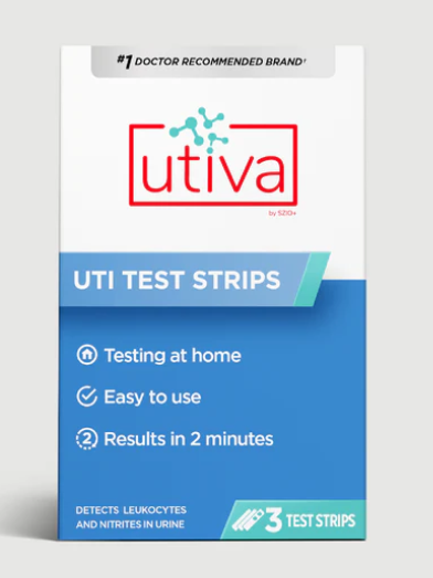 Utiva UTI Test Strips, 3 Pack