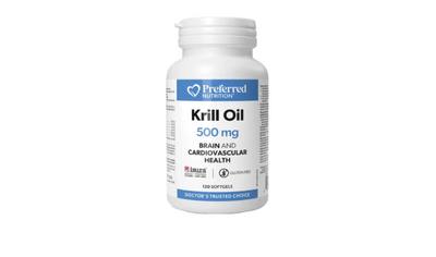 Preffered Nutrition Krill Oil 500Mg, 120Softgels