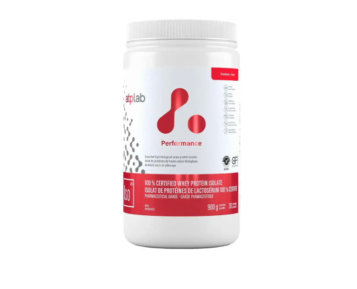 ATP Lab Grass Fed Whey Protein Isolate Strawberry, 900G