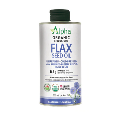 Alpha Organic Flaxseed Oil 500Ml
