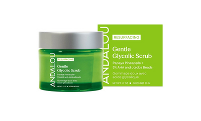 Andalou Naturals Resurfacing Gentle Glycolic Scrub, 50 g
