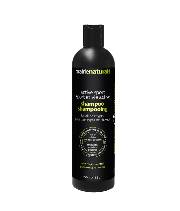 Prairie Naturals Men's Active Sport Shampoo, 350 mL