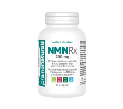 Prairie Naturals NMN Rx 200 mg, 30 V-Caps
