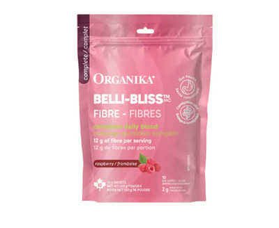 Organika Belli-Bliss Complete Fibre Raspberry, 10 Pack
