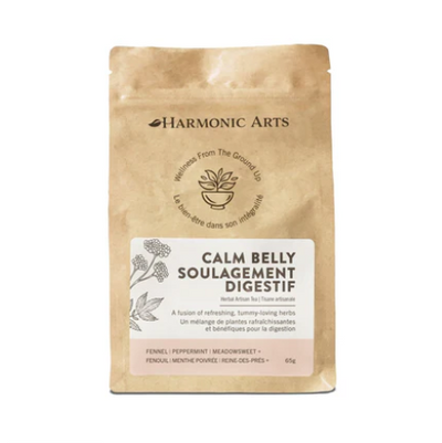 Harmonic Arts Calm Belly Herbal Artisan Tea, 65G