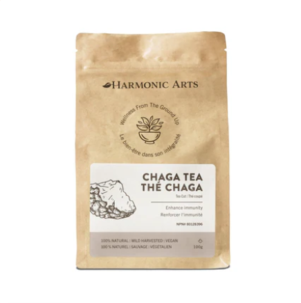 Harmonic Arts Chaga Mushroom Tea, 100 g