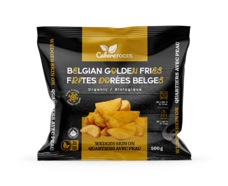 Cabera Foods Belgian Golden Fries Wedges Skin On, 500 g