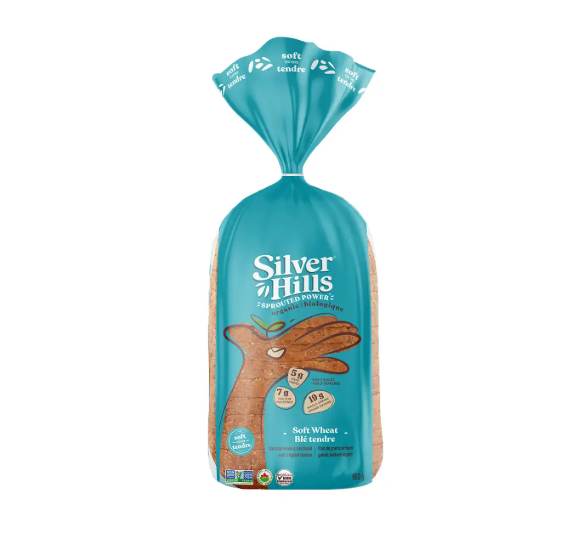 Silver Hills Organic Soft Wheat 50% Sprouted Whole Grain Bread 680G