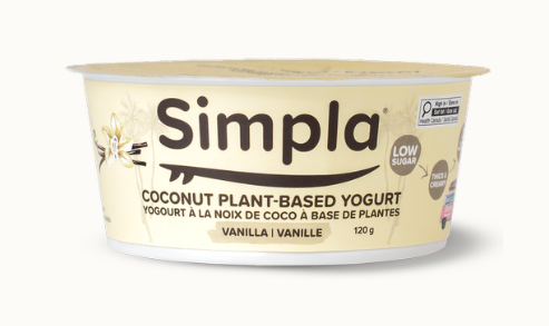 Simpla Vanilla Coconut Yogurt,120G