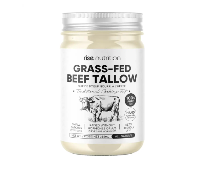 Rise Nutrition Grass-Fed Beef Tallow, 355Ml