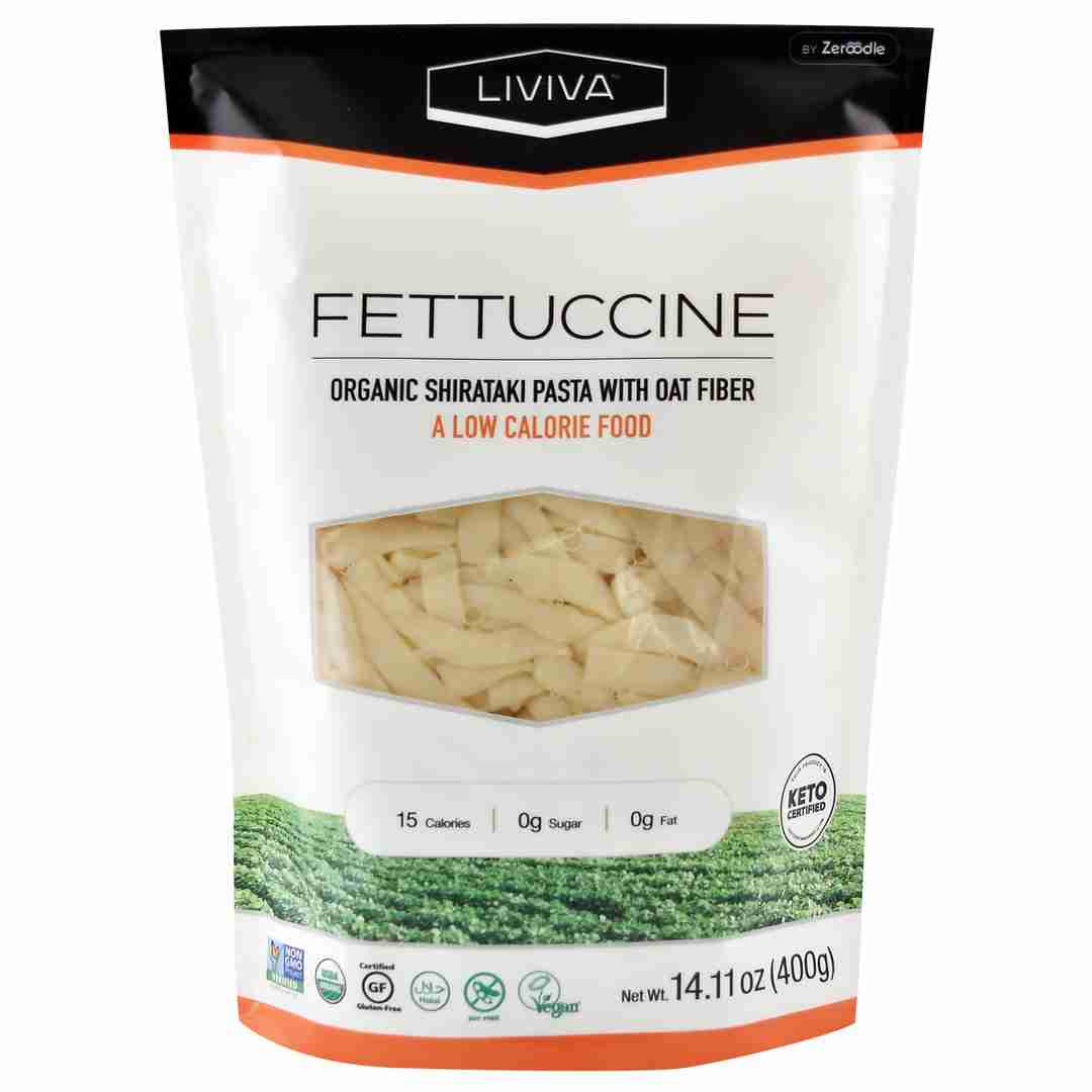 Liviva Organic Shirataki Fettuccine with Oat Fibre, 400 g
