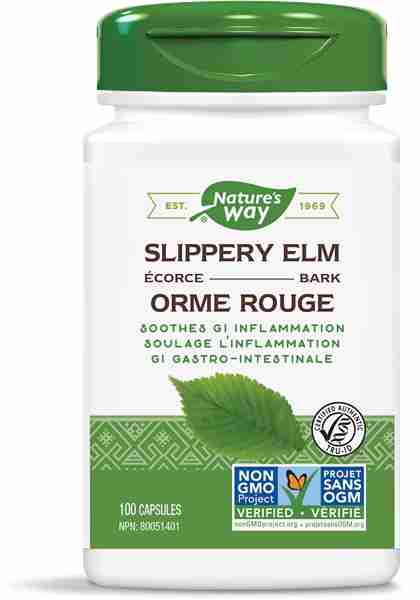 Nature's Way Slippery Elm Bark, 100 Capsules