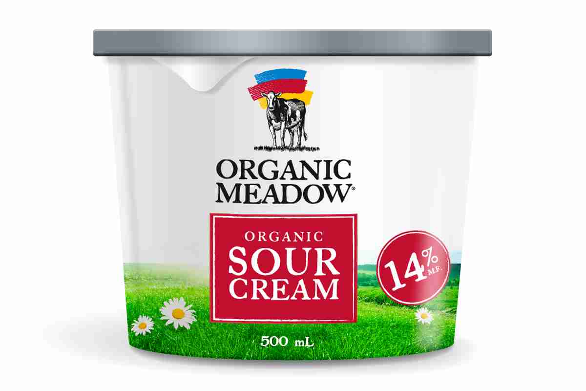 Organic Meadow Sour Cream 14% 500Ml