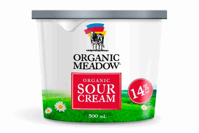 Organic Meadow Sour Cream 14% 500Ml
