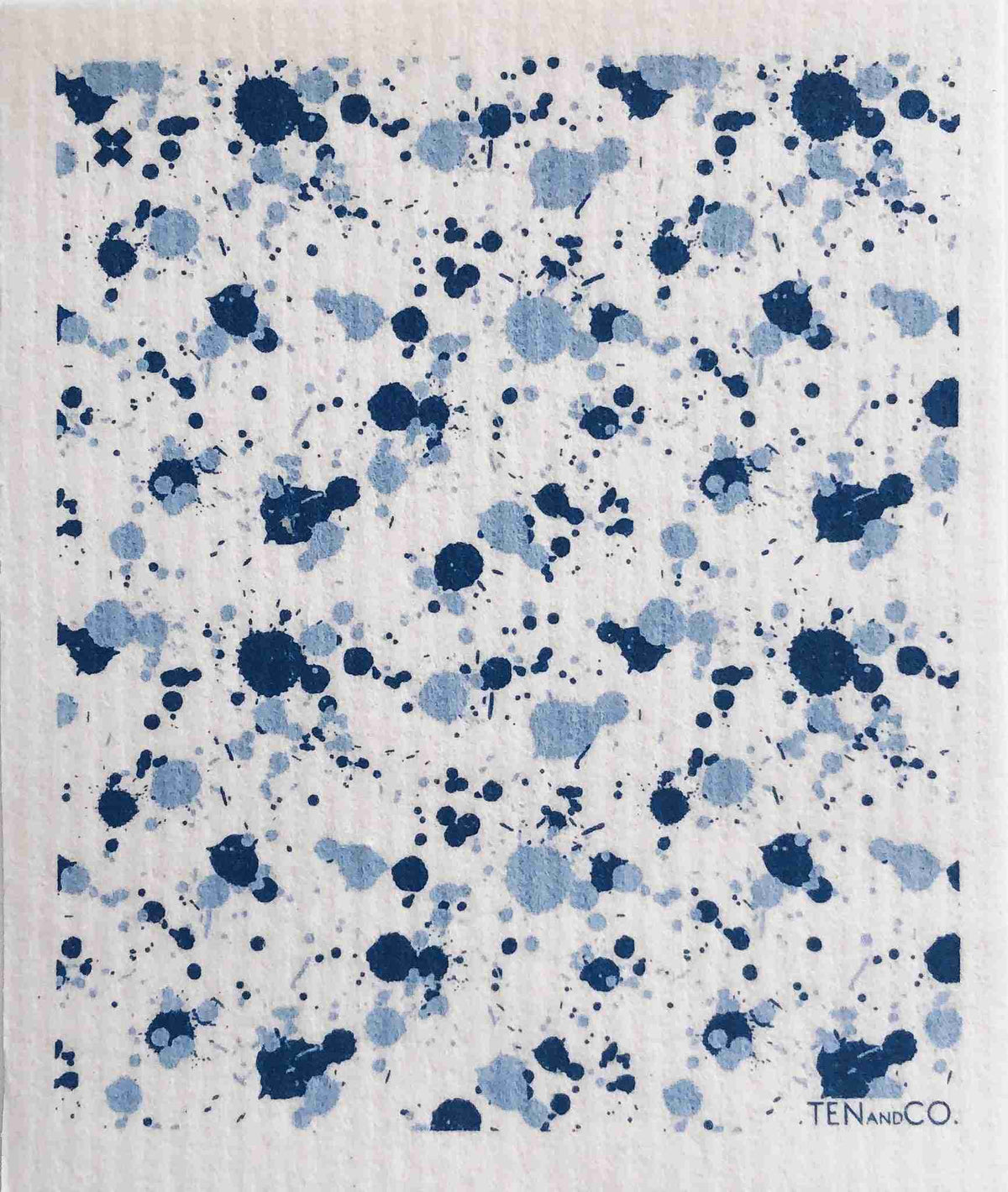 Ten And Co. Sponge Cloth X Splatter Blues