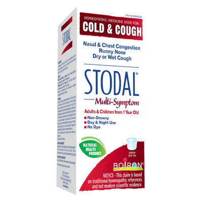 Boiron Stodal Multi-Symptom Cold & Cough Syrup, 200 mL