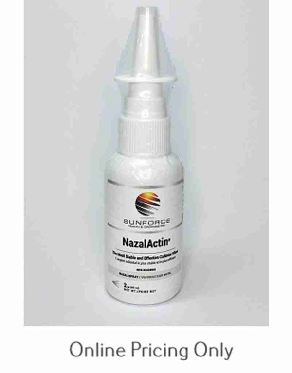 Sun Force Nazalactin Colloidal Silver Nasal Spray, 60 mL