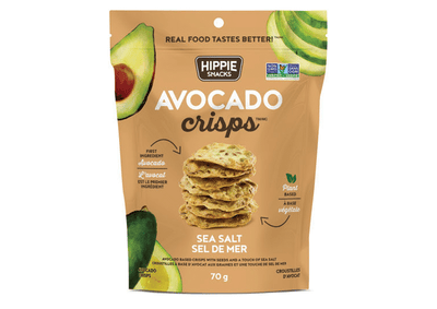 Hippie Snacks Avocado Crisps Sea Salt 70G