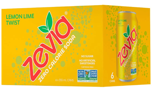 Zevia Lemon-Lime Soda, 6 x 355 mL