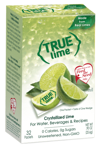 True Citrus - Crystallized Lime, 32 Packets