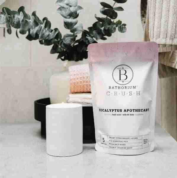 Bathorium Eucalyptus Apothecary Crush Bath Soak, 5 x 120 g