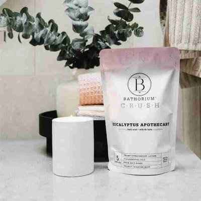 Bathorium Eucalyptus Apothecary Crush Bath Soak, 5 x 120 g