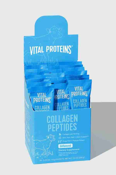 Vital Proteins Original Collagen Peptide Sticks: Unflavoured - 20X 10G Packets