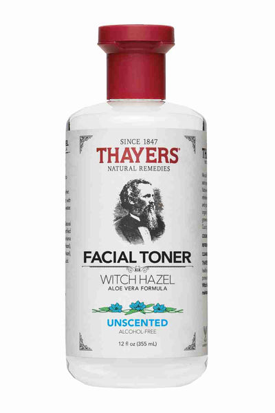 Thayers Alcohol-Free Unscented Witch Hazel Toner with Aloe Vera, 355 mL