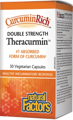 Natural Factors Curcuminrich™ Theracurmin™ Double Strength 60Mg 30 Veggie Caps