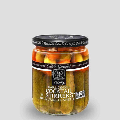 Sable & Rosenfeld - Tipsy Cocktail Stirrers (Pickle): Garlic & Dill , 500Ml
