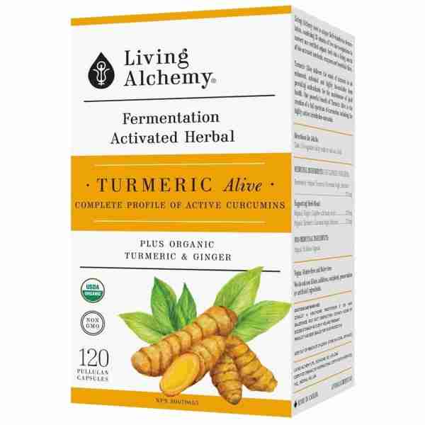 Living Alchemy Turmeric Alive 120 Capsules