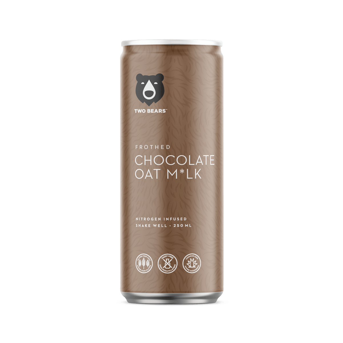 Two Bears, Frothed Chocolate Oat Milk, 207Ml