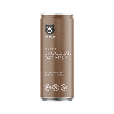 Two Bears, Frothed Chocolate Oat Milk, 207Ml