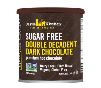 Castle Kitchen Sugar Free Double Dutch Premium Dark Hot Chocolate, 240G