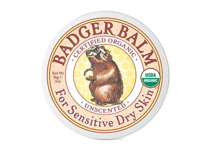Badger Balm For Sensitive Dry Skin Unscented, 56G