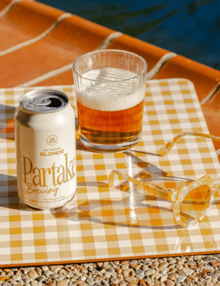 Partake Brewing - Blonde Non-Alcoholic Beer, 4 X 355Ml