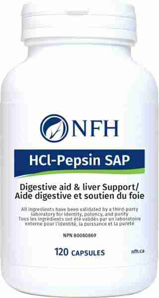 NFH HCl-Pepsin SAP, 120 Capsules