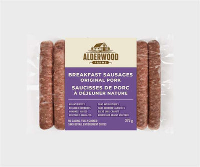 Alderwood Farms Breakfast Sausages Original 375G