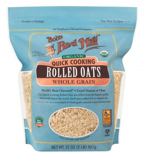 Bob's Red Mill - Organic Quick Rolled Oats, 907G