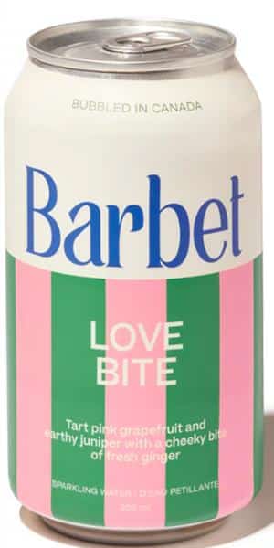 Barbet Sparkling Water - Love Bite, 355Ml