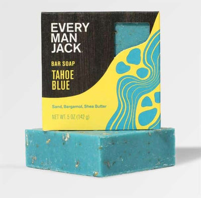Every Man Jack Cold Plunge Bar Soap, Tahoe Blue, 142 g