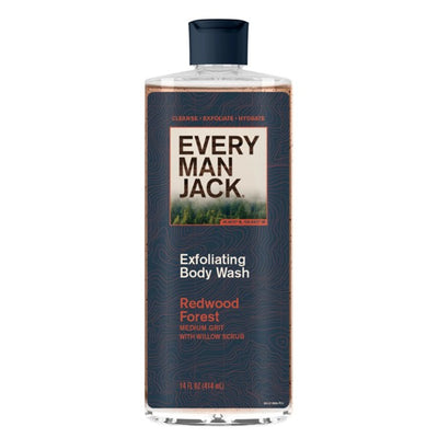 Every Man Jack Redwood Forest Exfoliating Body Wash, 414Ml