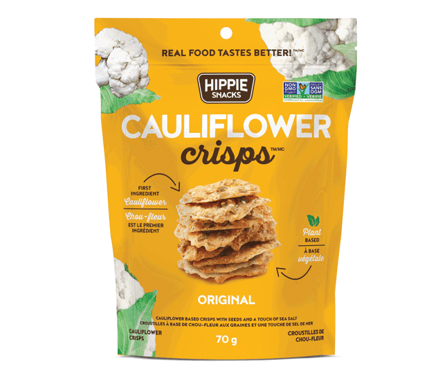 Hippie Snacks Cauliflower Crisps Original 70G