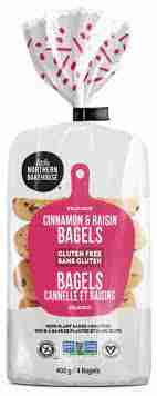 Little Northern Bakery, Cinnamon Raisin Bagels, 4Pk