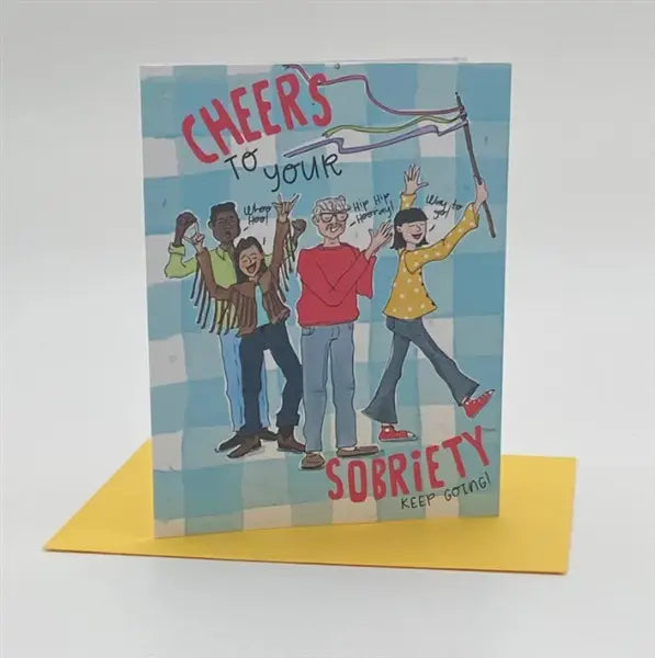 Jill + Jack Seed Card - Cheers For Sobriety