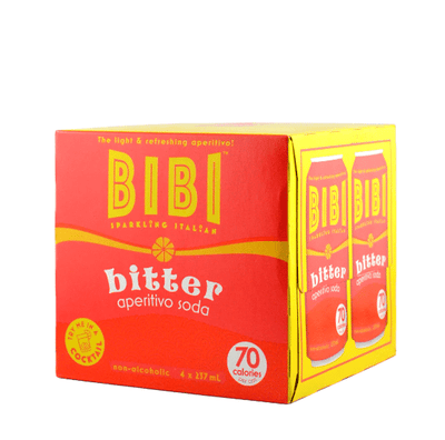 BIBI Bittersweet Aperitivo, 4 X 237 Ml