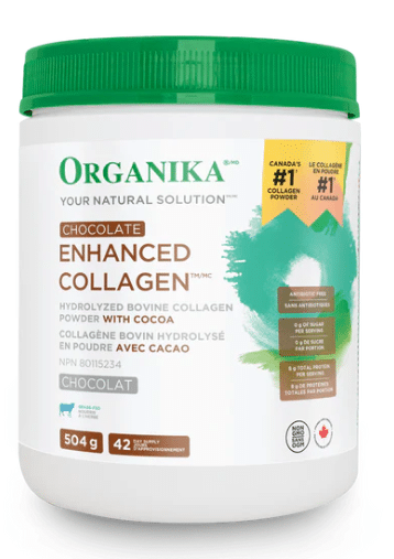 Organika Enhanced Collagen: Chocolate, 504 g